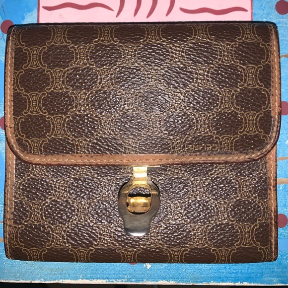 Vintage Celine Metal Closure Macadam Wallet - Picture 4 of 8